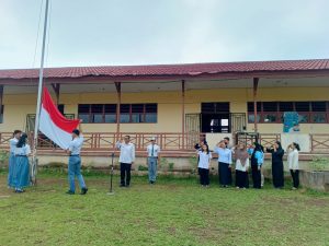 Foto: Suasana Upacara Bendera Peringatan Hari Lahir Pancasila di SMAN 1 Kalis